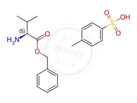 Chemical structure of L-Valine benzyl ester p-toluene sulfonate