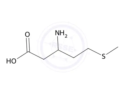 Chemical structure of DL-β-Homomethionine