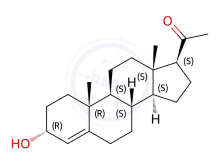 Chemical structure of Progesterone Impurity 158