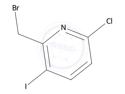 Chemical structure of 2-(Bromomethyl)-6-chloro-3-iodopyridine