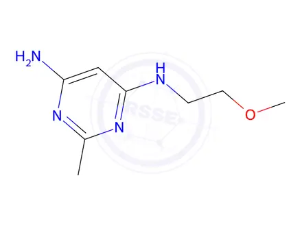 Chemical structure of n4-(2-methoxyethyl)-2-methylpyrimidine-4,6-diamine