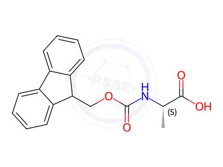 Chemical structure of Fmoc-Ala-OH