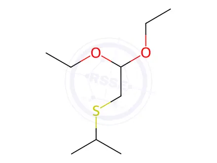 Chemical structure of 2-(Isopropylthio)acetaldehydediethyl acetal
