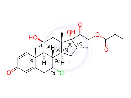 Chemical structure of Alclometasone Dipropionate Impurity 7