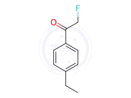 Chemical structure of 1-(4-ethylphenyl)-2-fluoroethanone