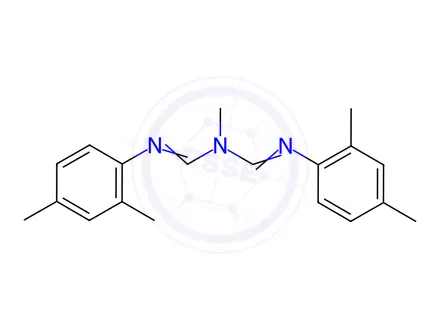 Chemical structure of Amitraz