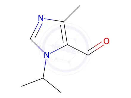 Chemical structure of 1-Isopropyl-4-methyl-1H-imidazole-5-carbaldehyde