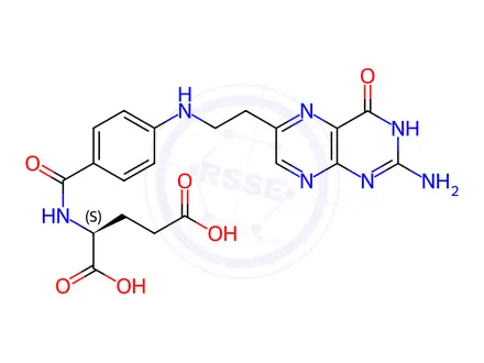 Chemical structure of Folic Acid Impurity 59
