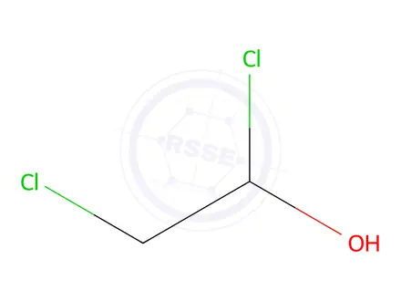 Chemical structure of 1,2-Dichloroethan-1-ol