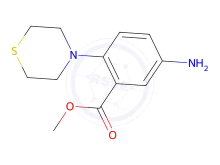 Chemical structure of Methyl 5-amino-2-thiomorpholinobenzoate