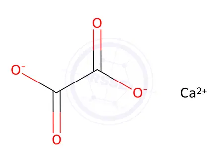 Chemical structure of Calcium Oxalate