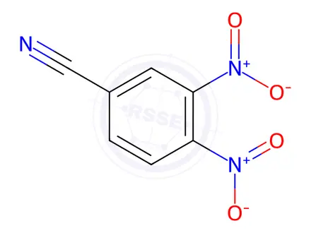 Chemical structure of 3,4-Dinitrobenzonitrile