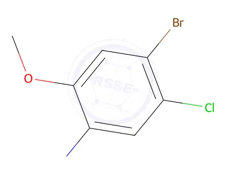 Chemical structure of 4-Bromo-5-chloro-2-methoxyaniline