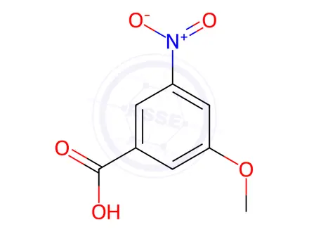 Chemical structure of 3-Methoxy-5-nitrobenzoic Acid