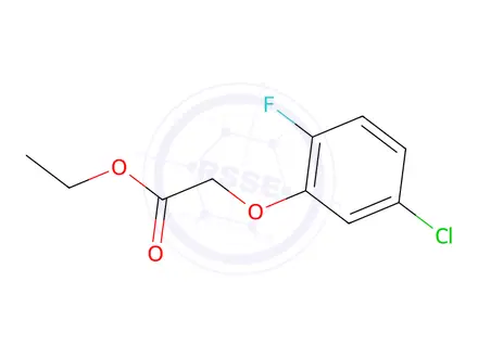 Chemical structure of Ethyl 2-(5-chloro-2-fluorophenoxy)acetate
