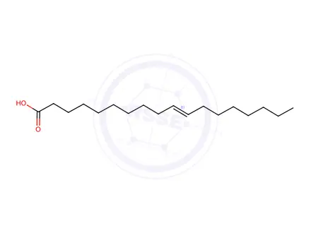 Chemical structure of 10-Octadecenoic Acid (E/Z Mixture)