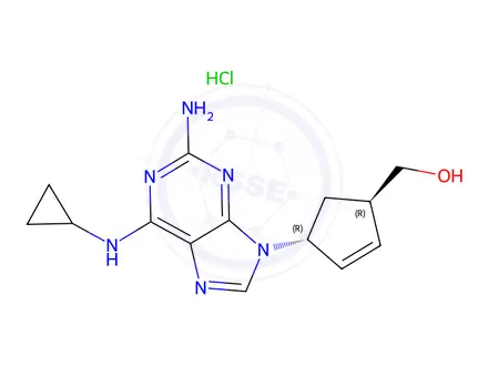 Chemical structure of Trans-Abacavir Dihydrochloride
