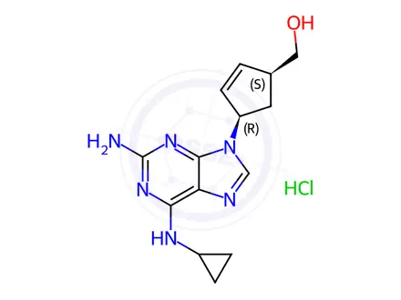 Chemical structure of Abacavir Hydrochloride