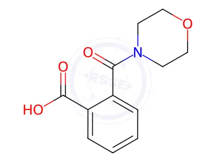 Chemical structure of 2-(4-Morpholinylcarbonyl)benzoic acid