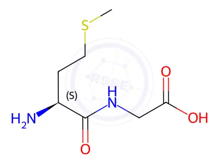 Chemical structure of H-MET-GLY-OH