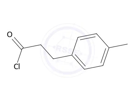 Chemical structure of 3-(4-Methylphenyl)propanoyl chloride