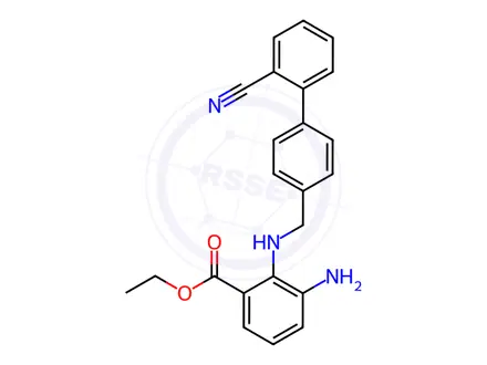 Chemical structure of Azilsartan Impurity E