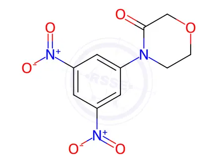 Chemical structure of 4-(3,5-Dinitrophenyl)morpholin-3-one