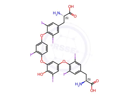 Chemical structure of Liothyronine Impurity 7
