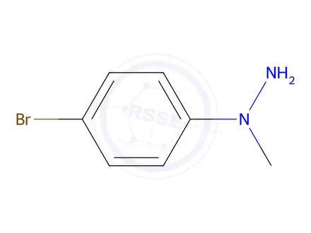 Chemical structure of 1-(4-Bromophenyl)-1-methylhydrazine