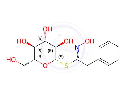 Chemical structure of Desulfoglucotropaeolin