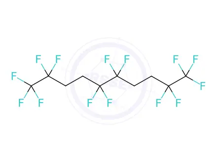 Chemical structure of 1,1,1,2,2,5,5,6,6,9,9,10,10,10-Tetradecafluorodecane
