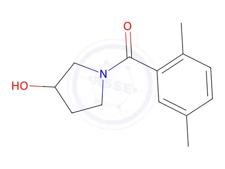 Chemical structure of 1-(2,5-dimethylbenzoyl)pyrrolidin-3-ol