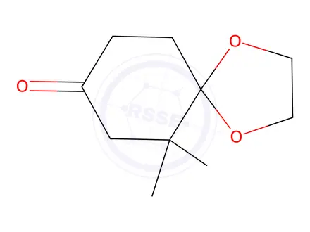 Chemical structure of 6,6-Dimethyl-1,4-dioxaspiro[4.5]decan-8-one