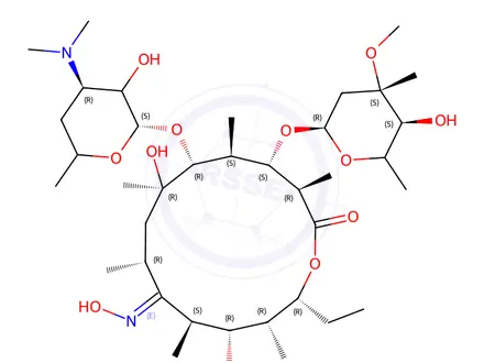 Chemical structure of Erythromycin Impurity 17