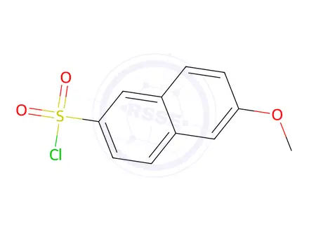 Chemical structure of 6-Methoxy-2-naphthalenesulfonyl Chloride