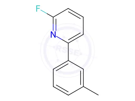 Chemical structure of 2-Fluoro-6-(m-tolyl)pyridine