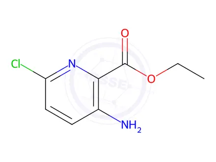 Chemical structure of Ethyl 3-Amino-6-chloropyridine-2-carboxylate