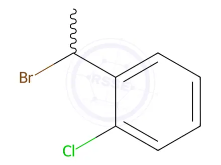 Chemical structure of 1-(1-Bromoethyl)-2-chlorobenzene