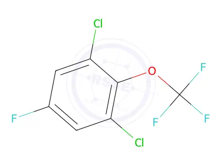 Chemical structure of 1,3-Dichloro-5-fluoro-2-(trifluoromethoxy)benzene