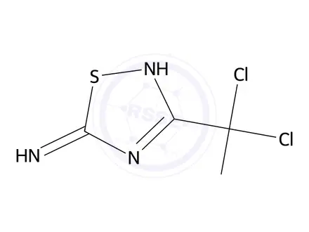 Chemical structure of 3-(Trichloromethyl)-1,2,4-thiadiazol-5(2h)-imine