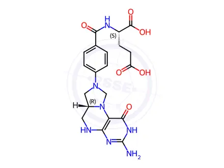 Chemical structure of Calcium Levofolinate EP Impurity I