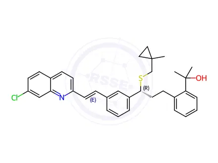 Chemical structure of Montelukast Impurity 28