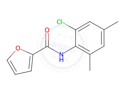 Chemical structure of N-(2-chloro-4,6-dimethylphenyl)furan-2-carboxamide