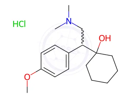 Chemical structure of Venlafaxine hydrochloride
