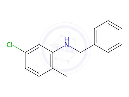 Chemical structure of N-Benzyl-5-chloro-2-methylaniline