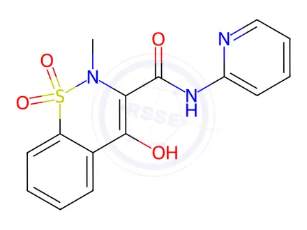 Chemical structure of Piroxicam