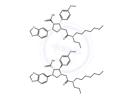 Chemical structure of Atrasentan Hydrochloride Impurity 244 (Mixture of Enantiomers)
