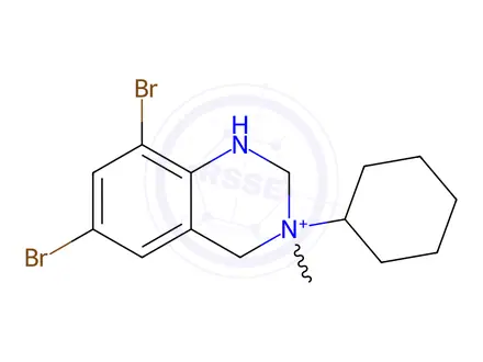Chemical structure of Bromhexine Hydrochloride Impurity 5 Monomer (Bromhexine Hydrochloride EP Impurity E)