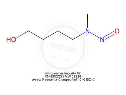 Chemical structure of Nitrosamines Impurity 67