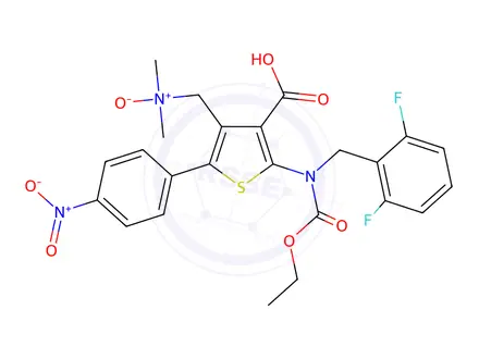 Chemical structure of Relugolix Impurity 111